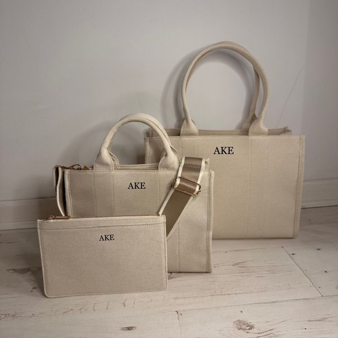 Personalised Tote Bag & Travel Wallet Set