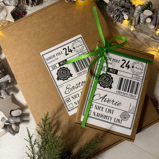 Christmas Postage Label