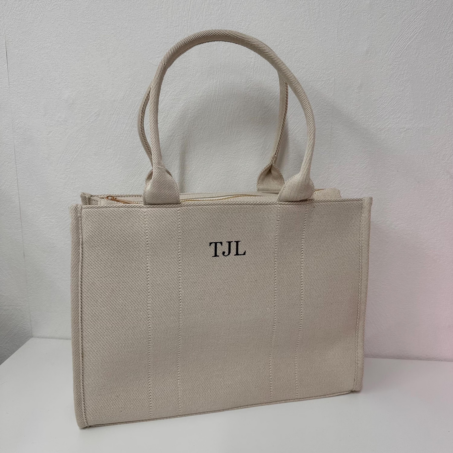 Large Zipped Tote Bag