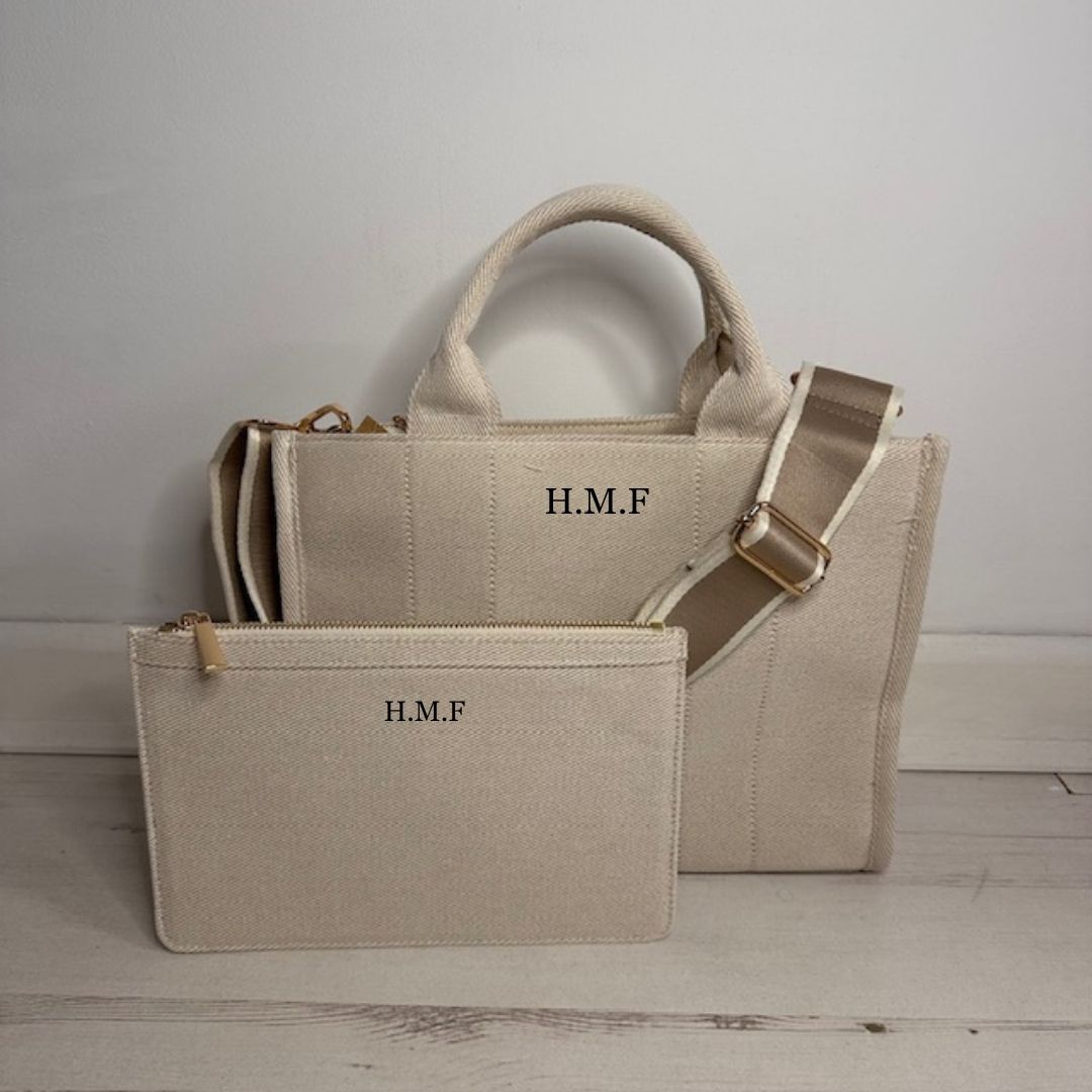 Personalised Tote Bag & Travel Wallet Set
