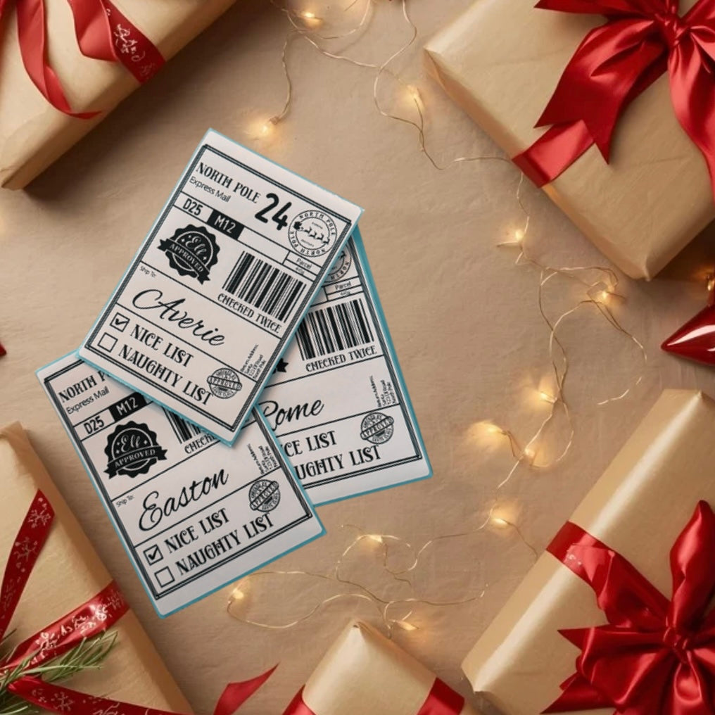 Christmas Postage Label