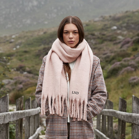 Personalised Chunky Oversized Scarf