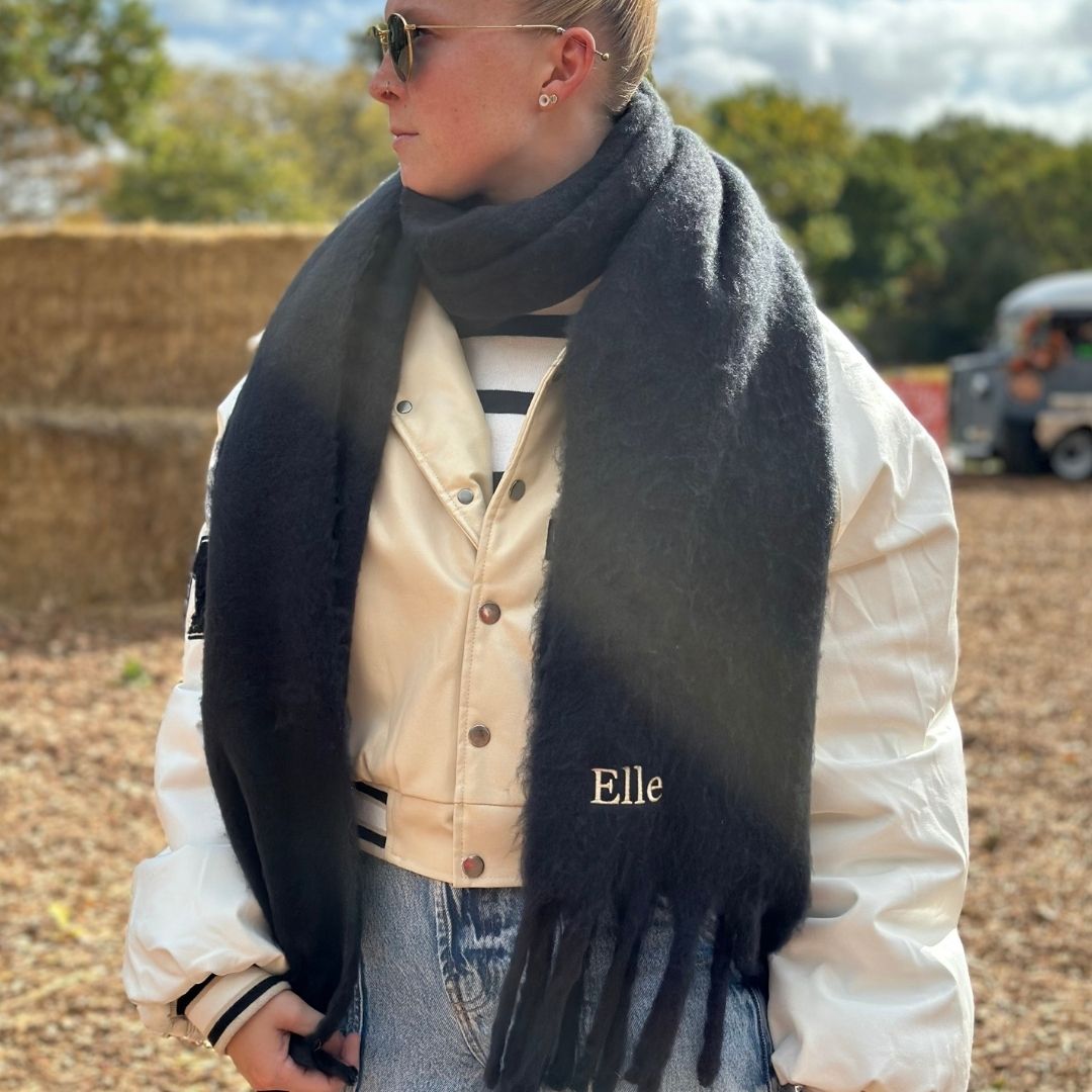 Personalised Chunky Oversized Scarf