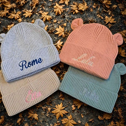 Embroidered kids Teddy Bear Hat