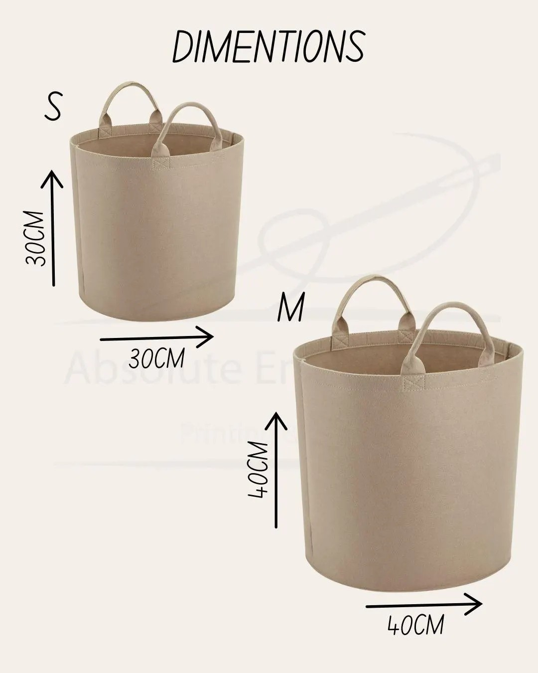 Lost Socks Felt Storage Basket