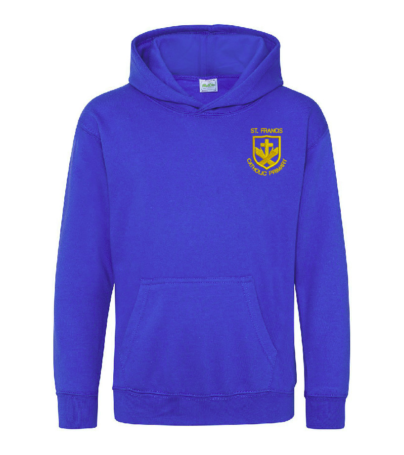 St Francis Adult P.E. Hoodie Blue/St John