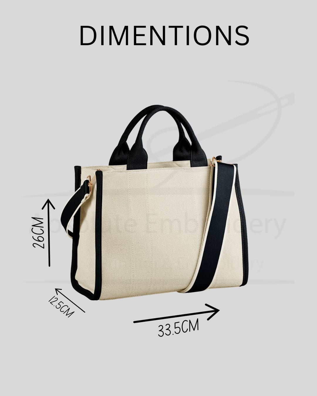Zipped Tote Bag