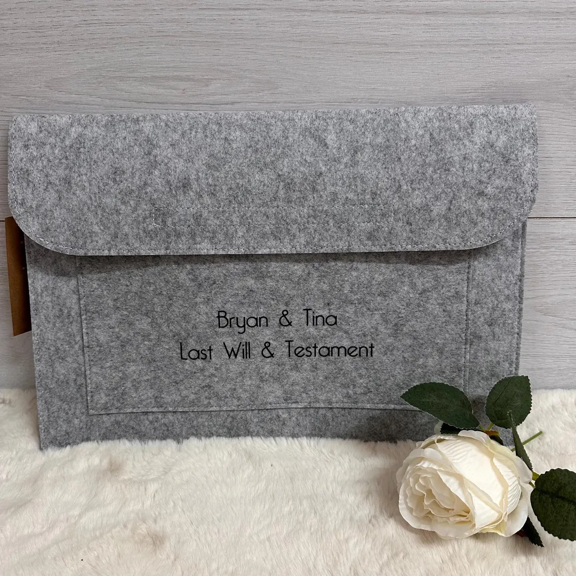 Personalised Last Will & Testament Folder