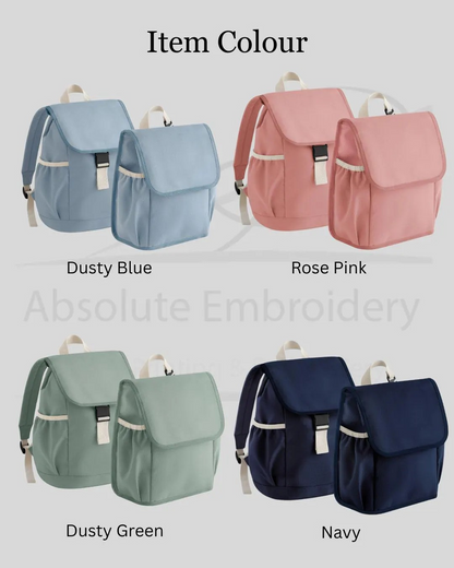 Children's Embroidered Backpack & Lunch Box