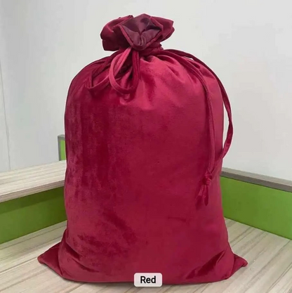 Personalised Velvet Christmas Sack