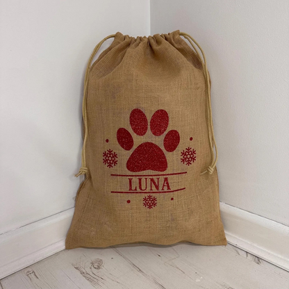 Personalised Dog Christmas Sack