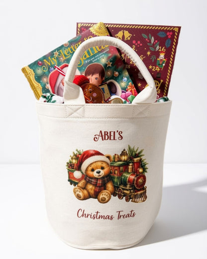 Personalised Christmas Advent Basket