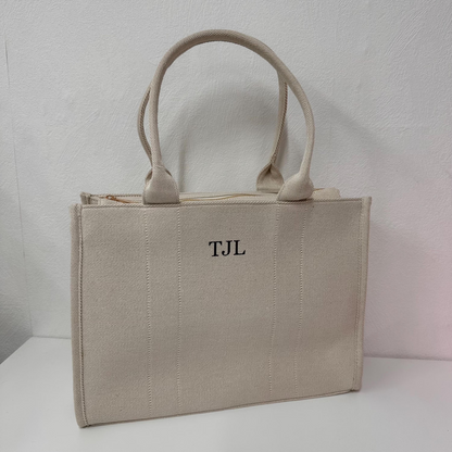 Large Zipped Tote Bag