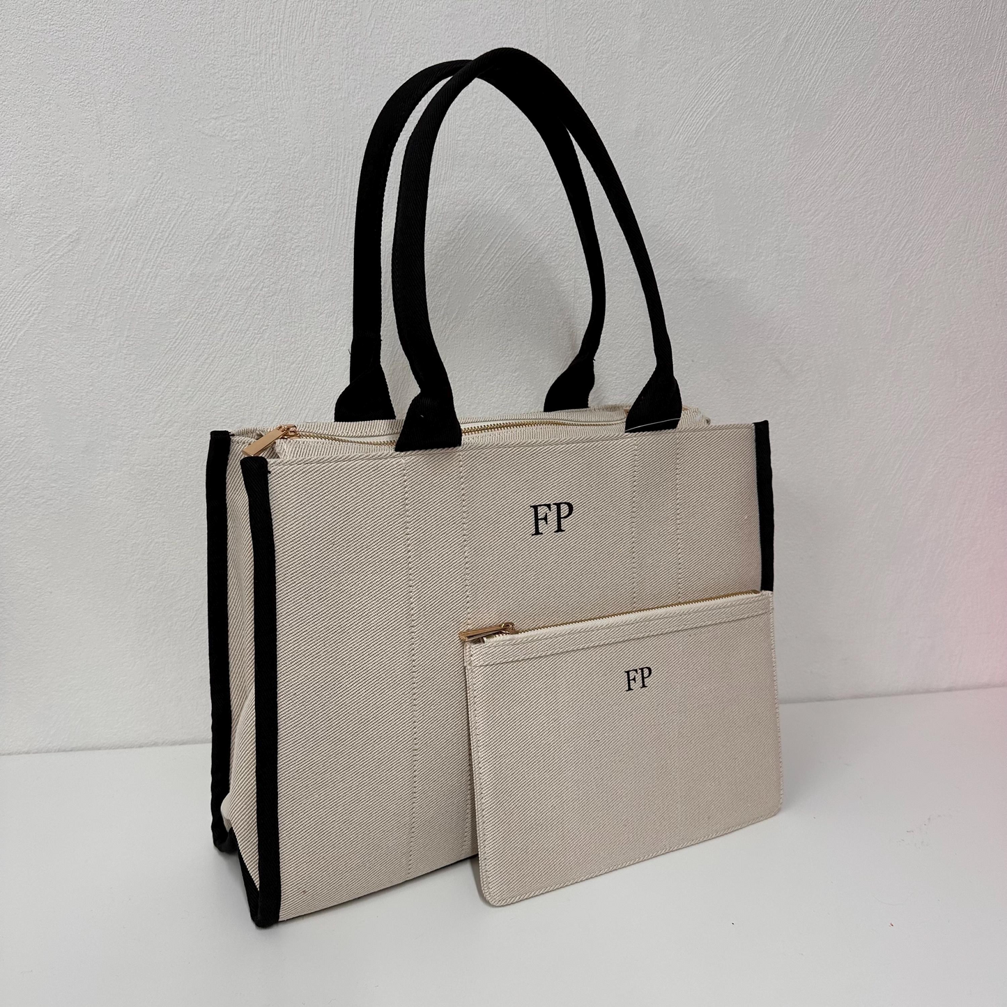 Large Zipped Tote Bag