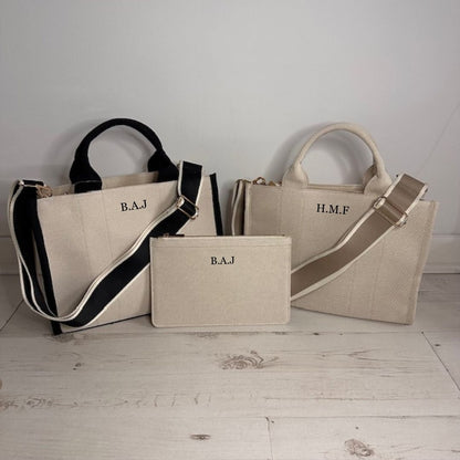 Personalised Tote Bag & Travel Wallet Set