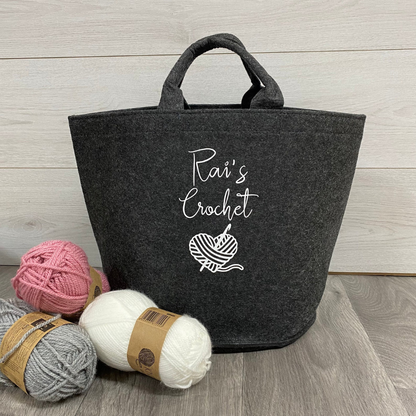 Personalised Crochet Bag