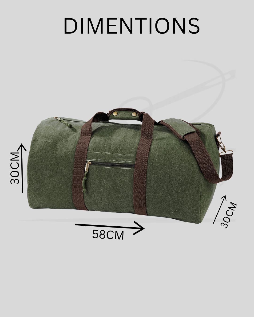 Vintage Canvas Holdall