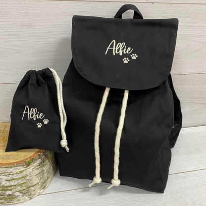 Dog Rucksack & Treat Bag embroidered by Absolute Embroidery