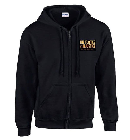 WAOS The Flames of Injustice Zipped Hoodie