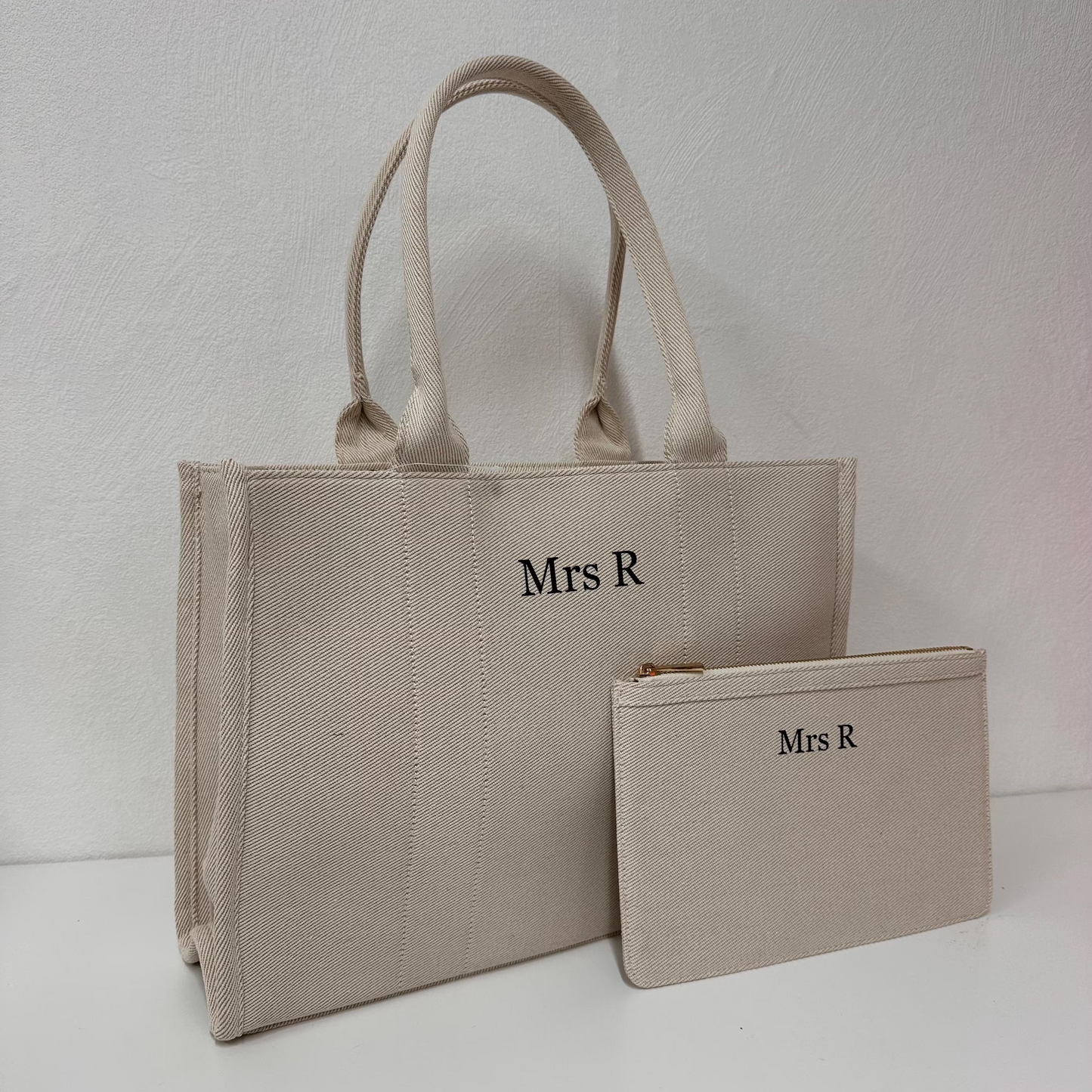 Large Zipped Tote Bag