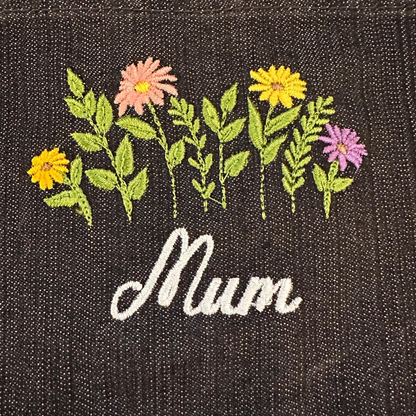 Personalised Embroidered Waist Apron