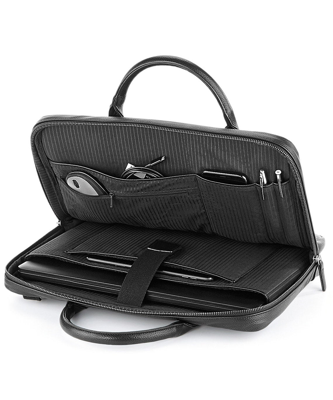 Leather Look Laptop Bag