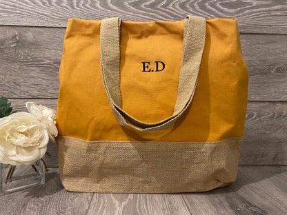 Embroidered Tote Bag