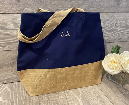 Embroidered Tote Bag