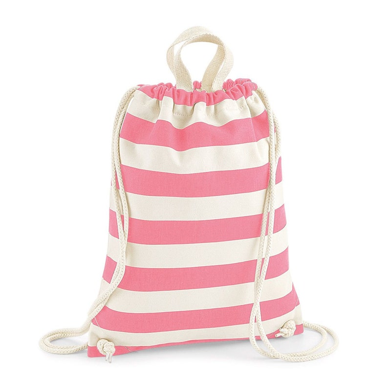 Embroidered Nautical Drawstring Bag