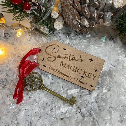 Wooden Santa's Magic Key