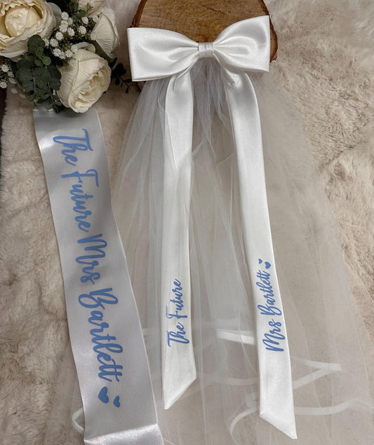 Personalised Veil & Sash