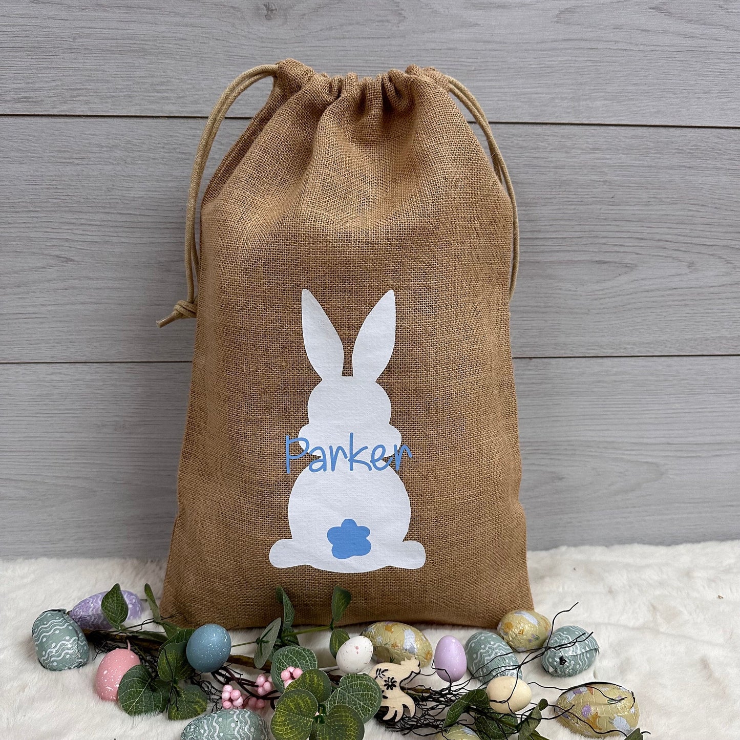 Easter Bunny Jute Sack