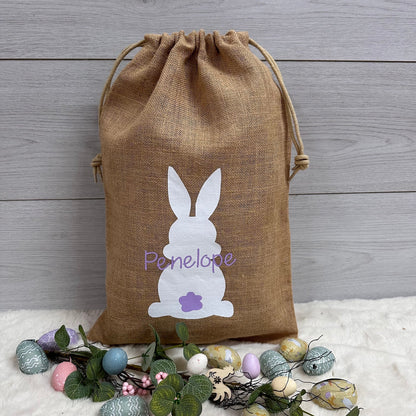 Easter Bunny Jute Sack