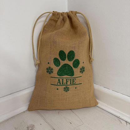 Personalised Dog Christmas Sack