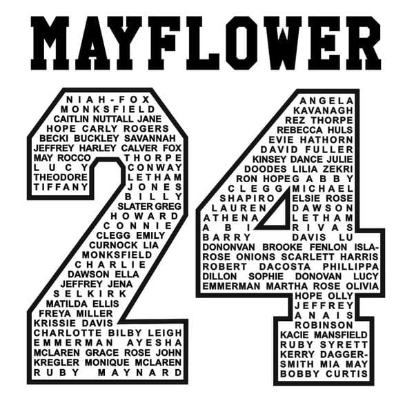 Mayflower "24" Kids Long Sleeve T-Shirt