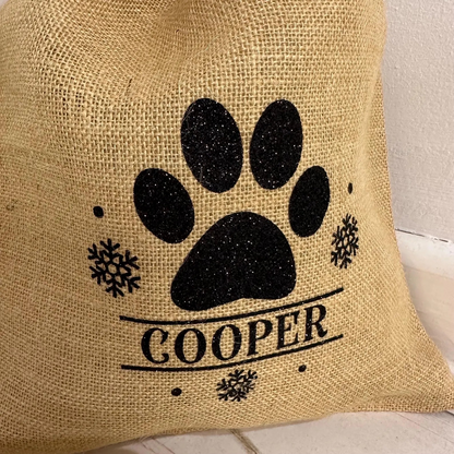 Personalised Dog Christmas Sack