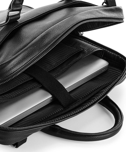 Leather Look Laptop Bag