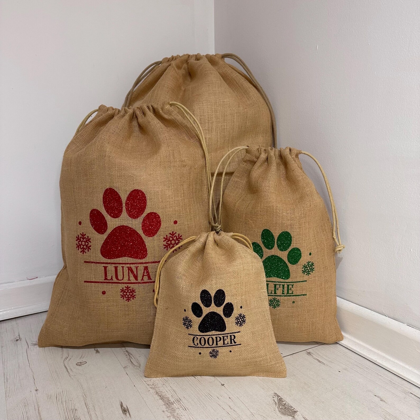 Personalised Dog Christmas Sack