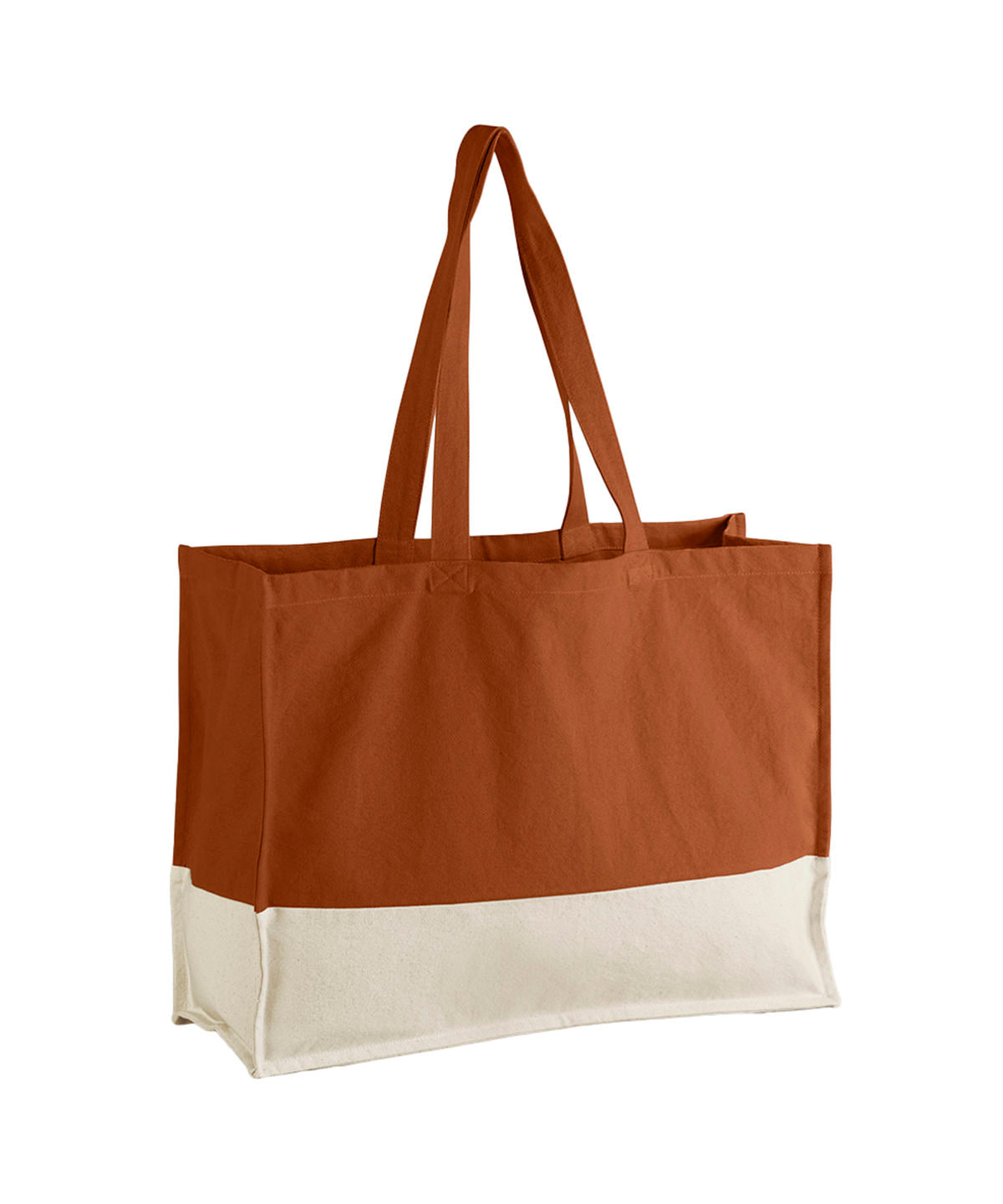 Large Contrast Shopper Bag